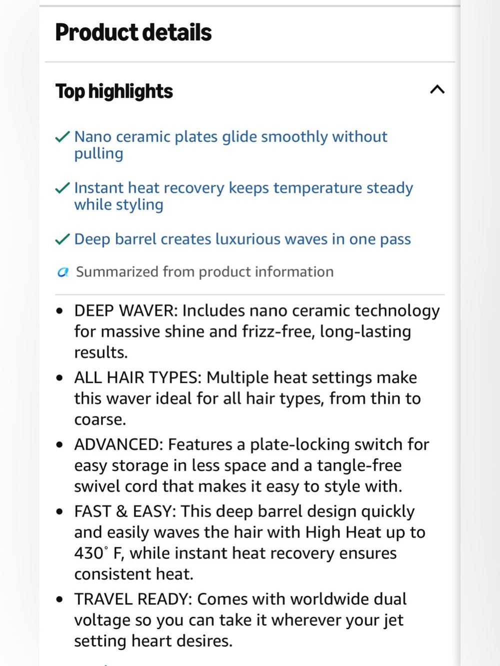 Hot Tools Deep Waver Ceramic 3 barrel styling tool - Picture 10 of 10